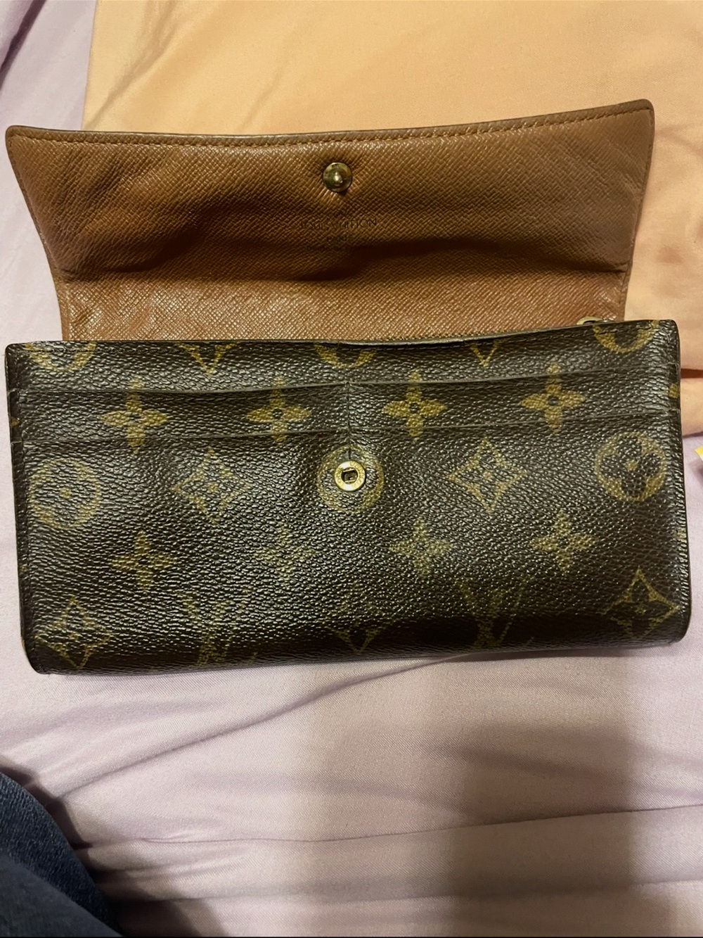 Louis Vuitton Brown Monogram Snap Continental Wallet - Picture 7 of 10